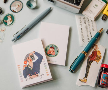 Memo pad | Photography girl