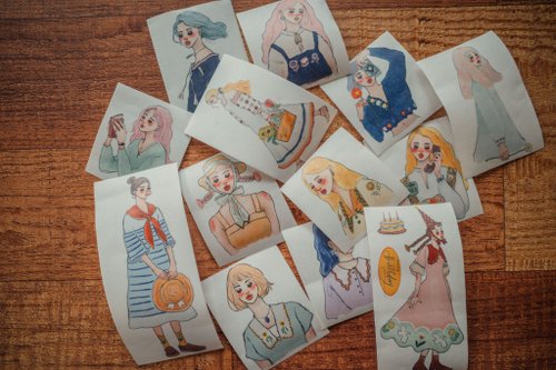 Washi Tape | The song of hundred blooms (5cm)