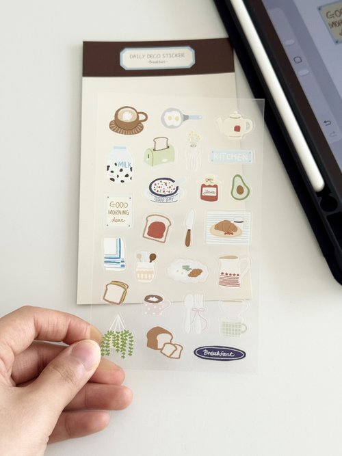 Stickers | Daily Deco Sticker - Breakfast (PET)