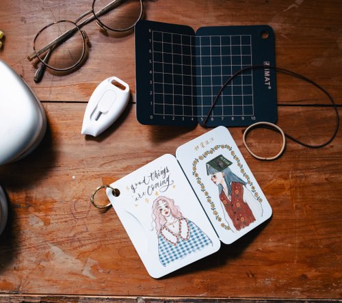 (Incoming Stock) Portable Mini Cutting Set | Beautiful Things Collection Sweet Life x iMAT (with Utility Knife)