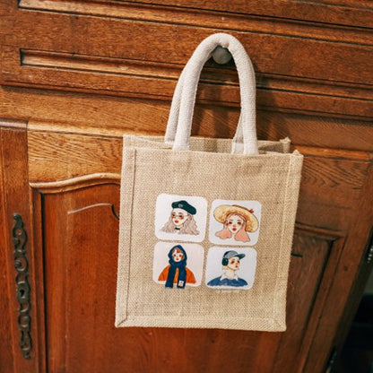 Linen bag | Four seasons girl