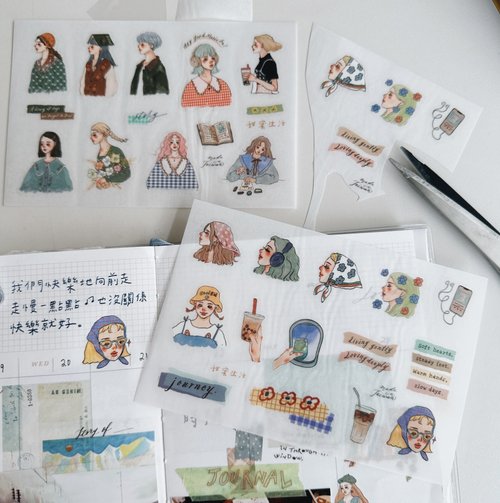 (Incoming Stock) Transfer Stickers | A Slow Journey