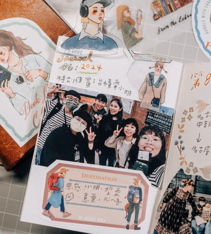 Sticker pack | La dolce vita travel agency (11pcs)