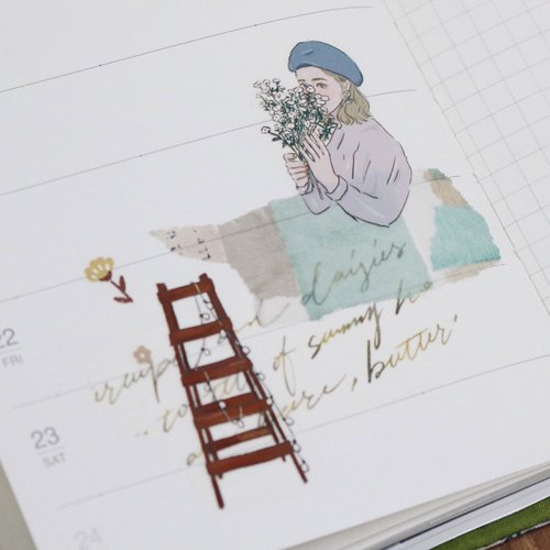 PET Tape | #Flowerholic (3.3cm)