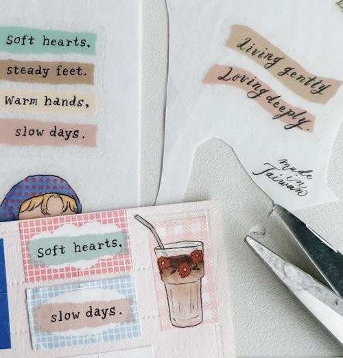 (Incoming Stock) Transfer Stickers | A Slow Journey