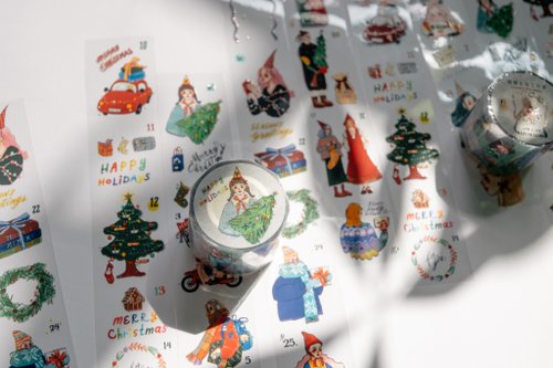 PET Tape | Xmas: Let's countdown together (4cm)