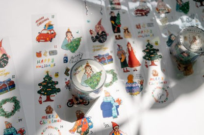 PET Tape | Xmas: Let's countdown together (4cm)