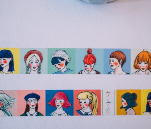 Washi Tape | Stand in square (1.5cm)