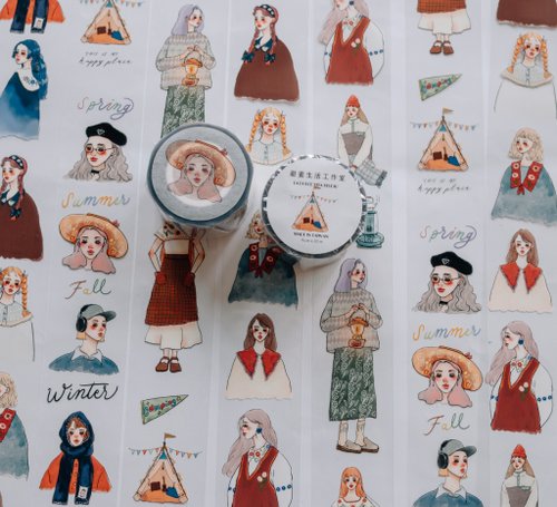 PET Tape | Camping life (4cm)