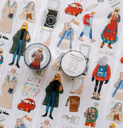 PET Tape | Let's go on a road trip (4cm)