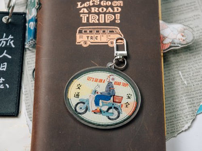 Acrylic pendant | Traffic safety driving safe