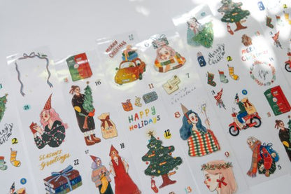 PET Tape | Xmas: Let's countdown together (4cm)