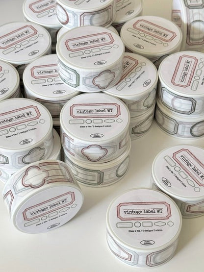 Washi Tape | Vintage Label (2cm)