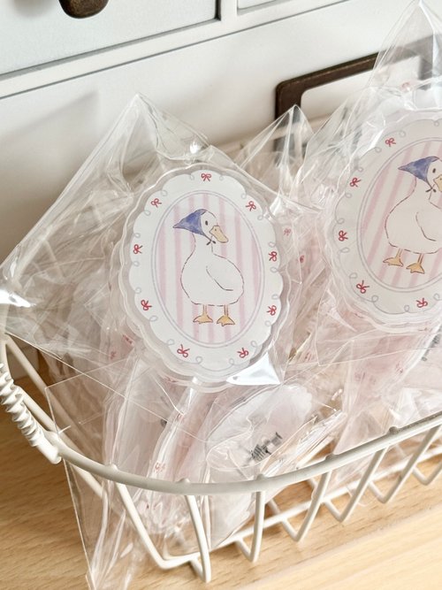 Acrylic clips | Picnic Duck