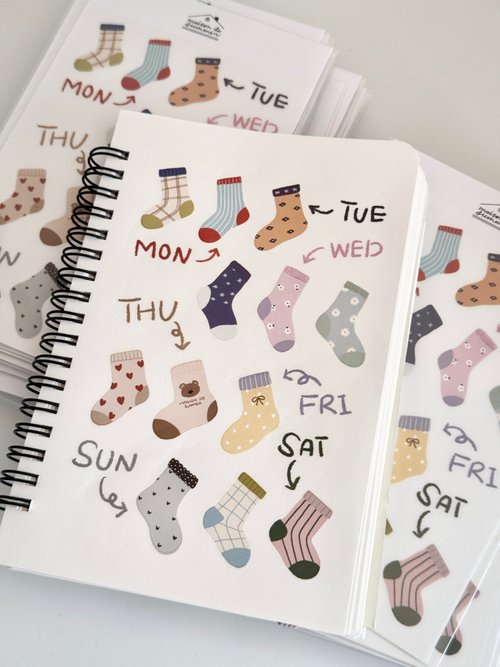 Transfer Stickers | My Favorite Socks