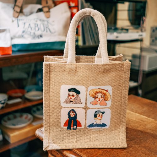 Linen bag | Four seasons girl
