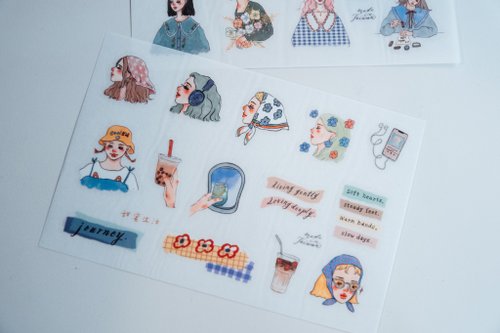 (Incoming Stock) Transfer Stickers | A Slow Journey