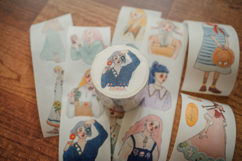 Washi Tape | The song of hundred blooms (5cm)