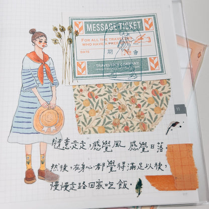 Washi Tape | The song of hundred blooms (5cm)
