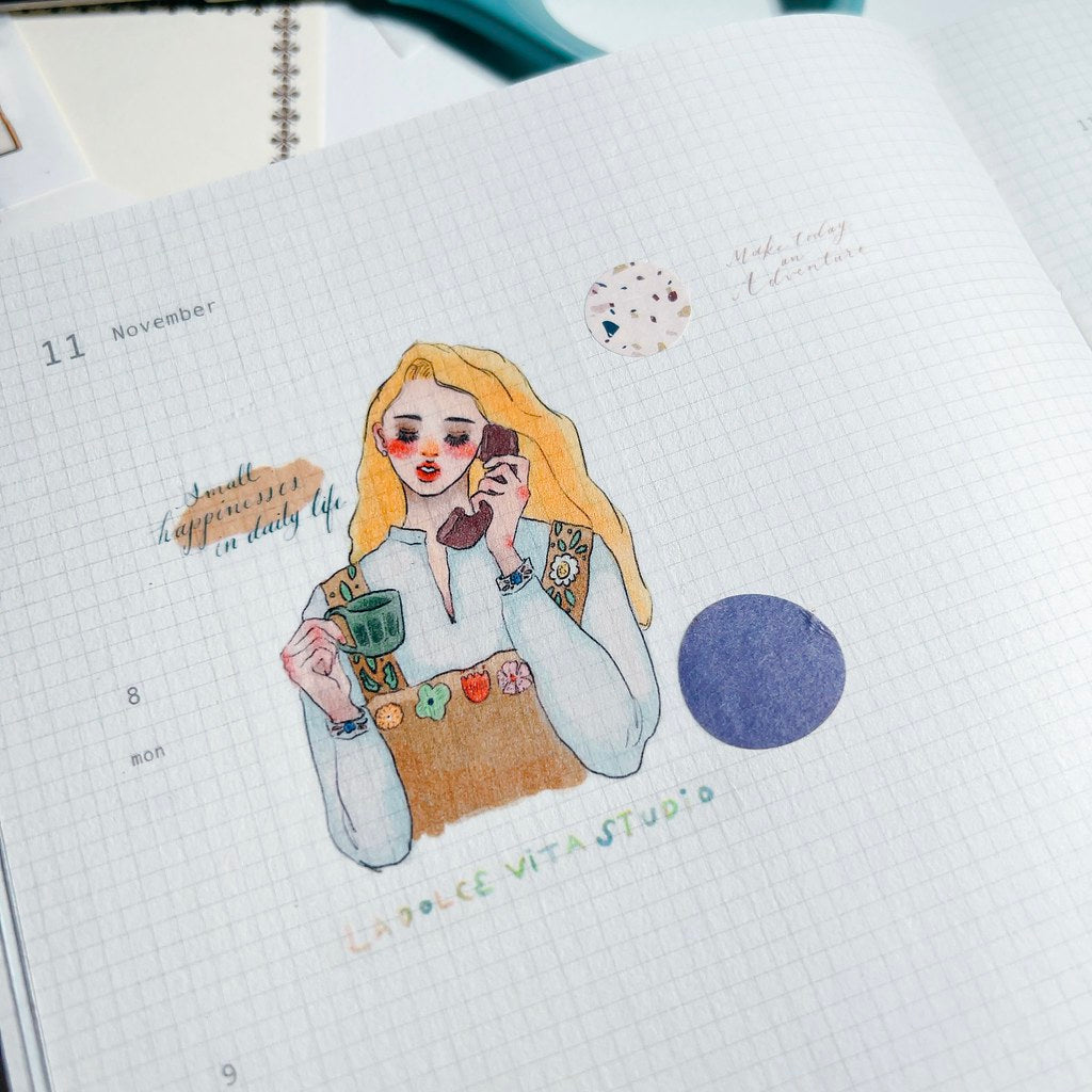 Washi Tape | The song of hundred blooms (5cm)