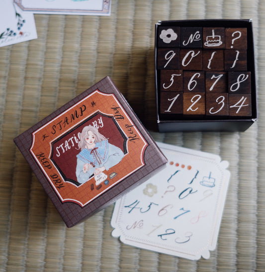 Stamp Set | Number and symbol combination Sweet life