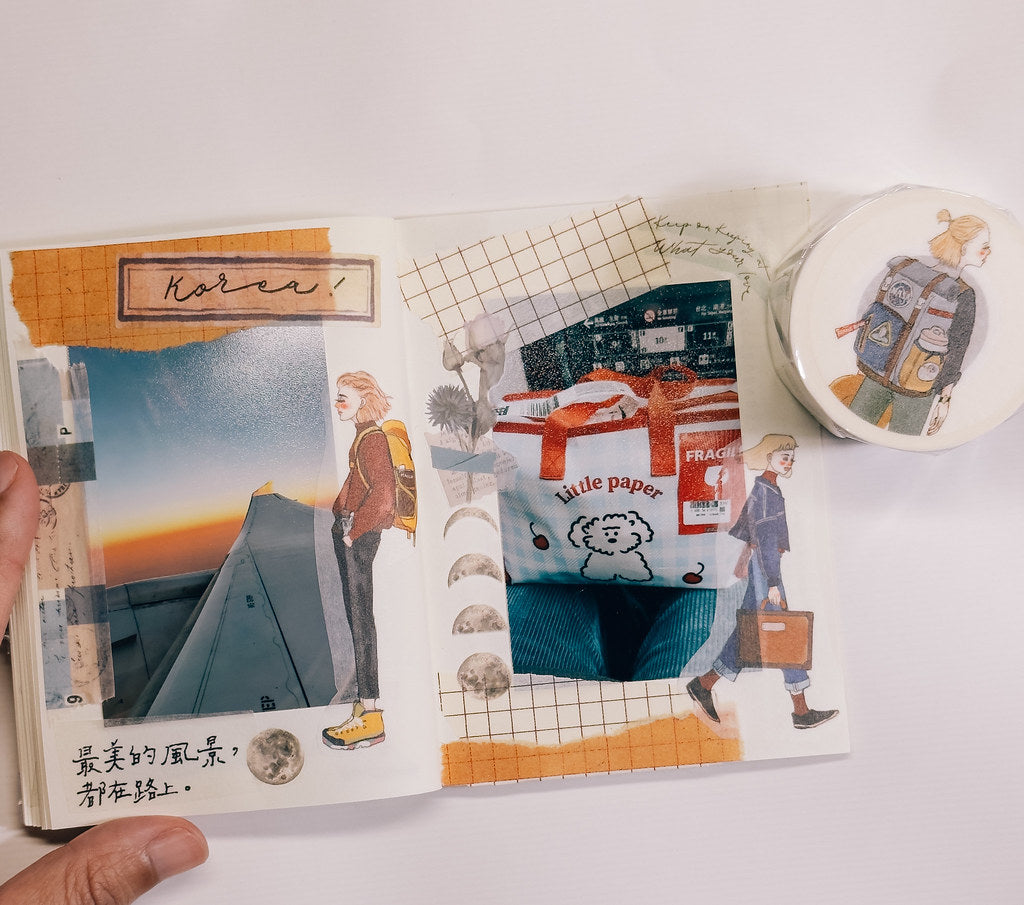 Washi Tape | bon voyage / Faraway journey (4cm)