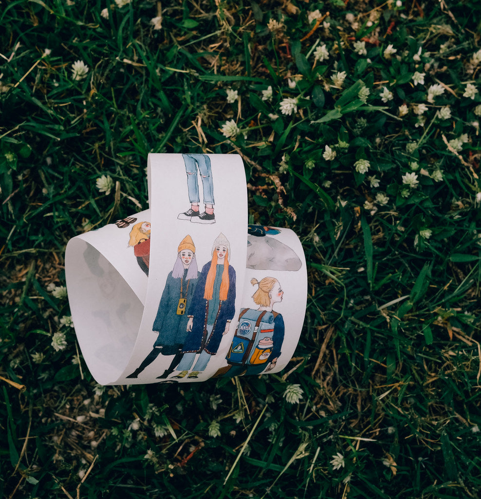 Washi Tape | bon voyage / Faraway journey (4cm)