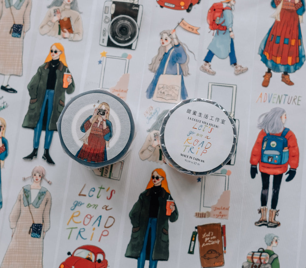 PET Tape | Let's go on a road trip (4cm)