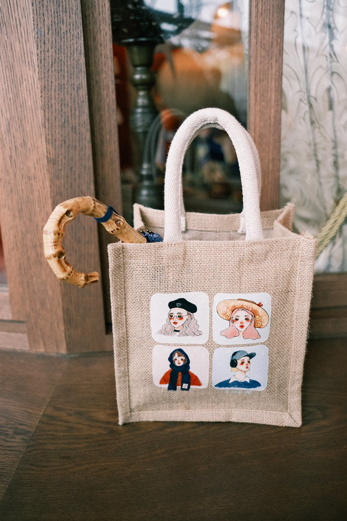 Linen bag | Four seasons girl