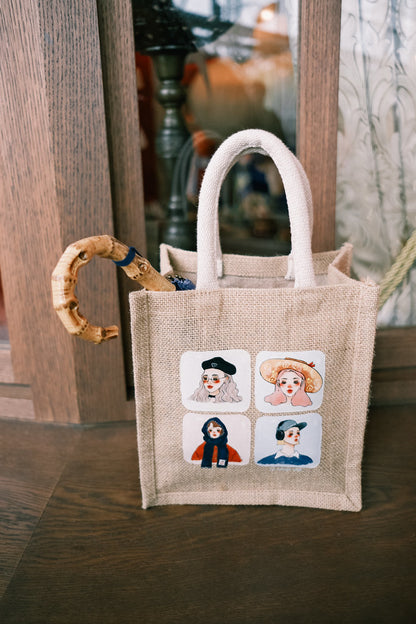 Linen bag | Four seasons girl