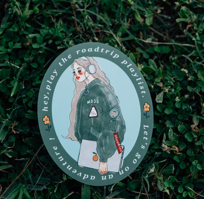 Waterproof stickers | La dolce vita travel agency (with variants)