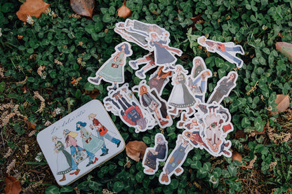 Stickers in Tin Box | We move forward happily