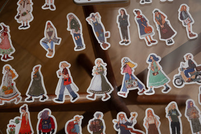 Stickers in Tin Box | We move forward happily