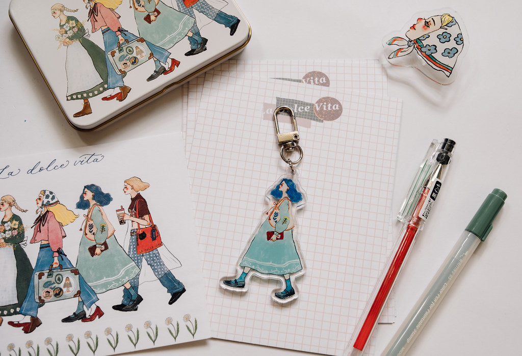 Acrylic pendants | We are moving forward happily