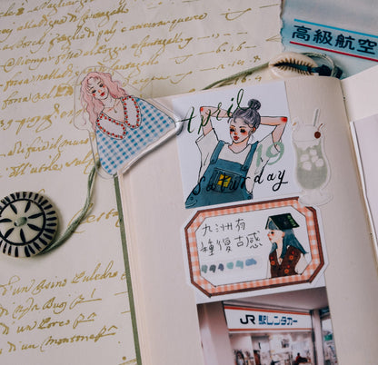 Acrylic clips | A slow journey series