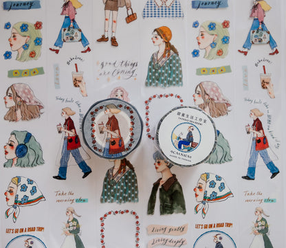 PET Tape | We move forward happily (4cm)