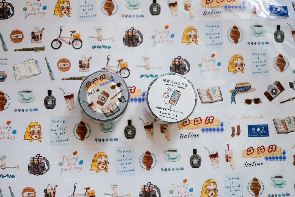 Kiss-cut PET Tape | 365 days of daily cutting (3cm)