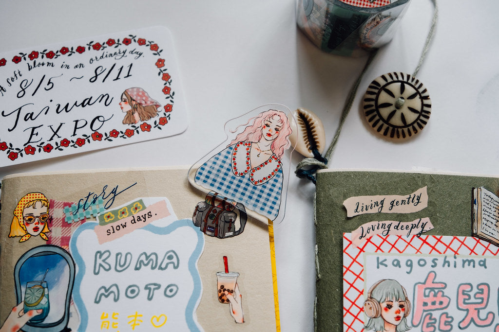 Acrylic clips | A slow journey series