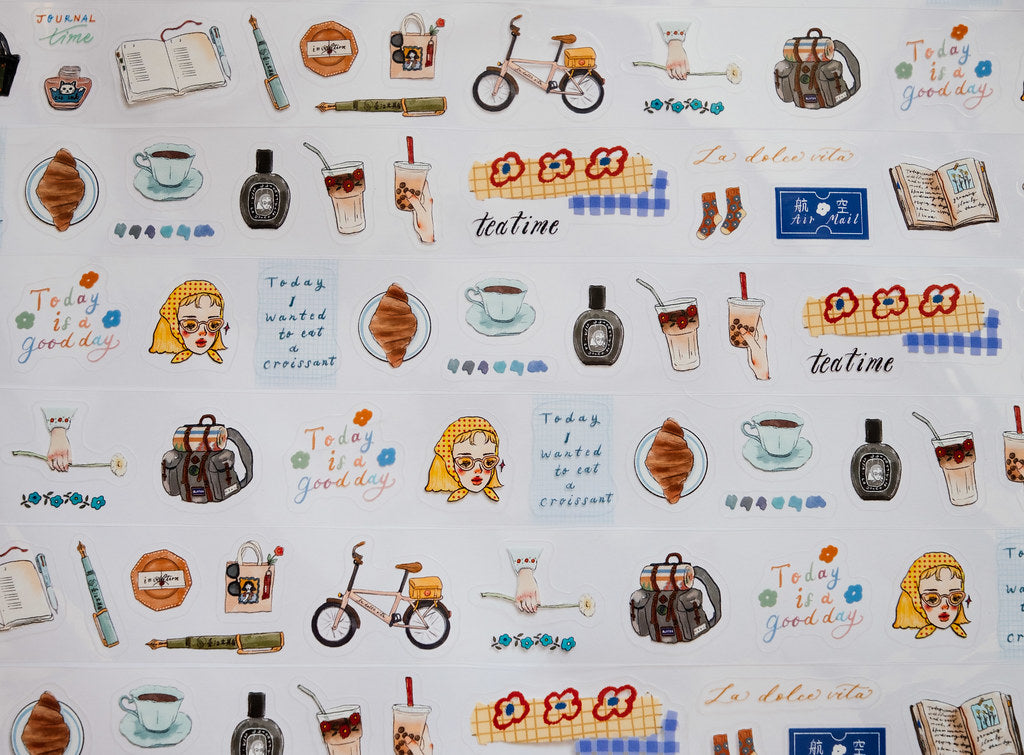 Kiss-cut PET Tape | 365 days of daily cutting (3cm)