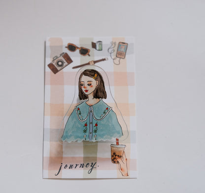 Acrylic clips | A slow journey series