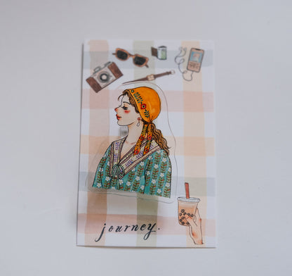 Acrylic clips | A slow journey series