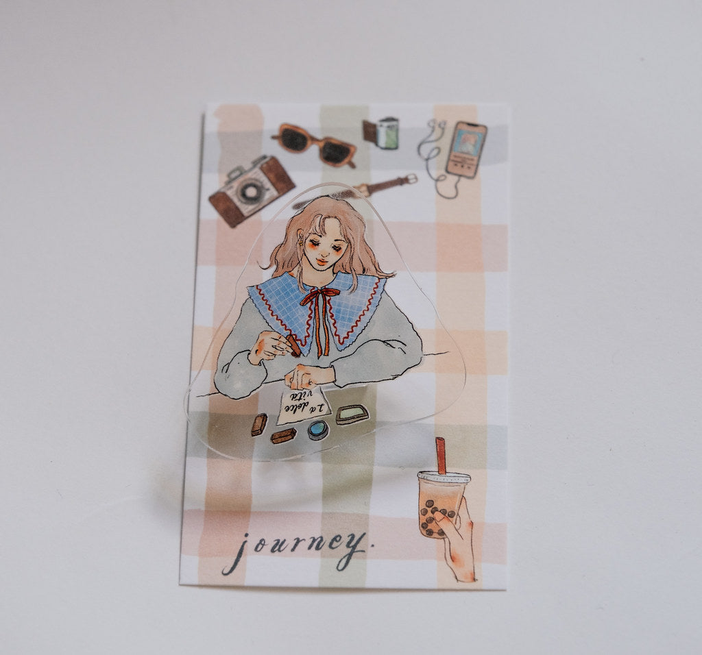 Acrylic clips | A slow journey series