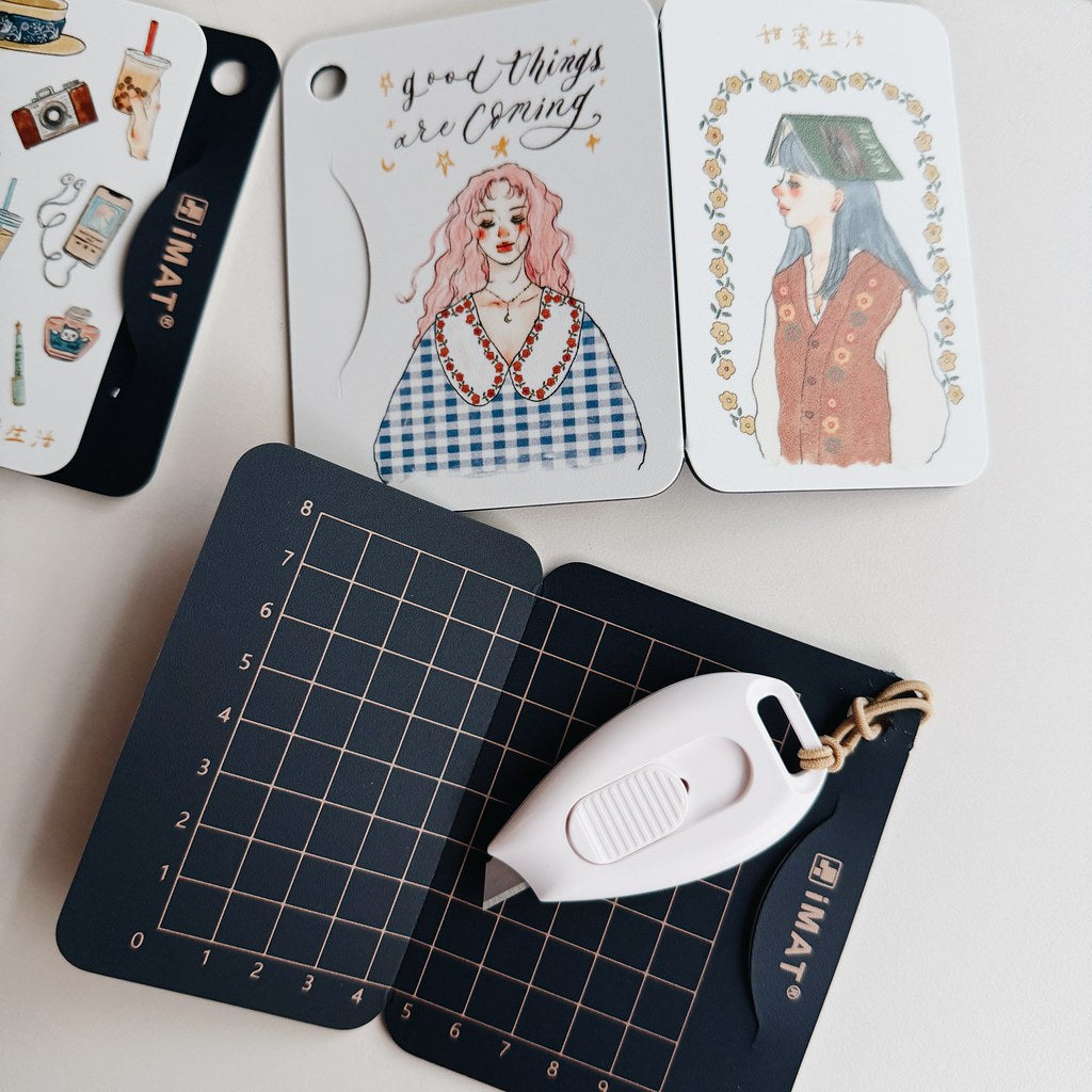(Incoming Stock) Portable Mini Cutting Set | Beautiful Things Collection Sweet Life x iMAT (with Utility Knife)