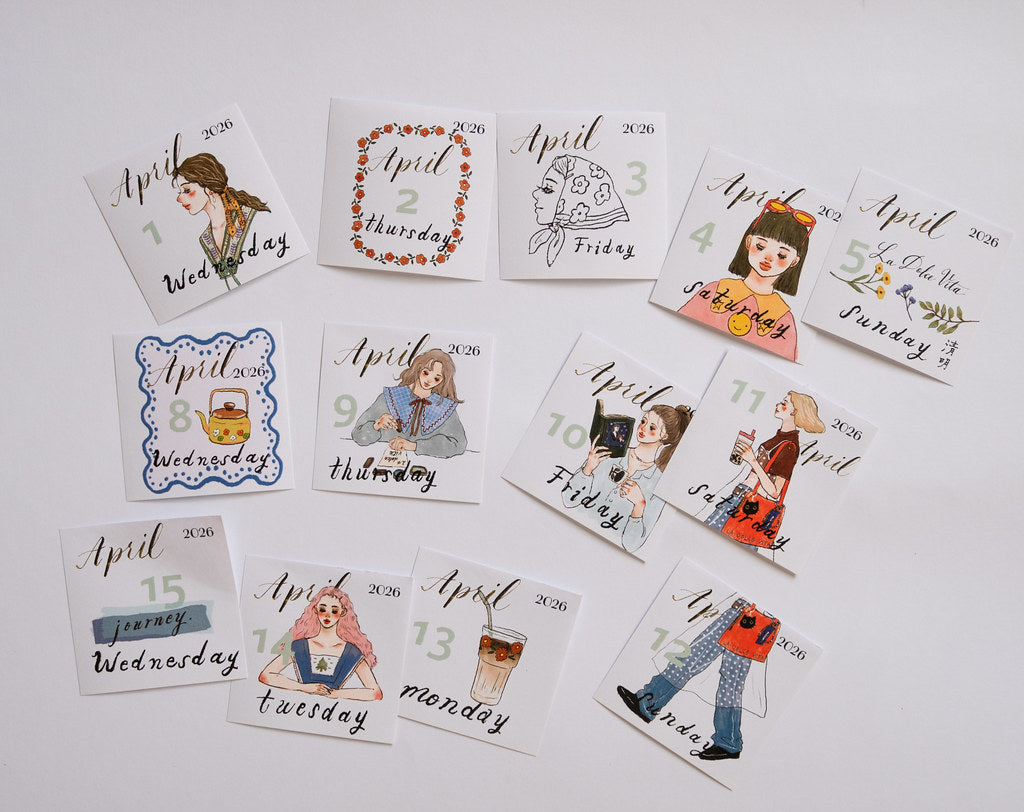 (Incoming Stock) 2026 Mini Calendar: It's so nice to have you