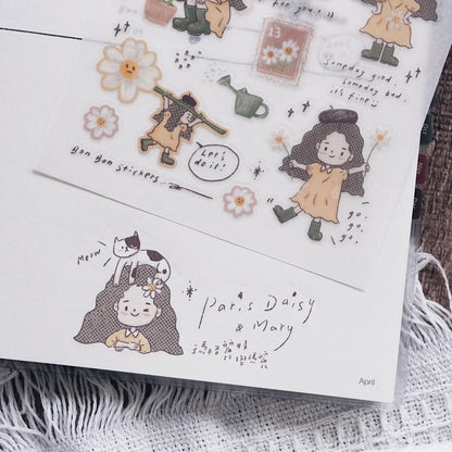 Transfer Stickers | Margaret & Mary