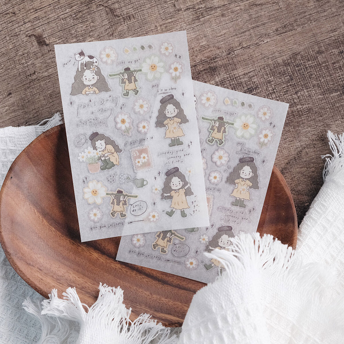 Transfer Stickers | Margaret & Mary
