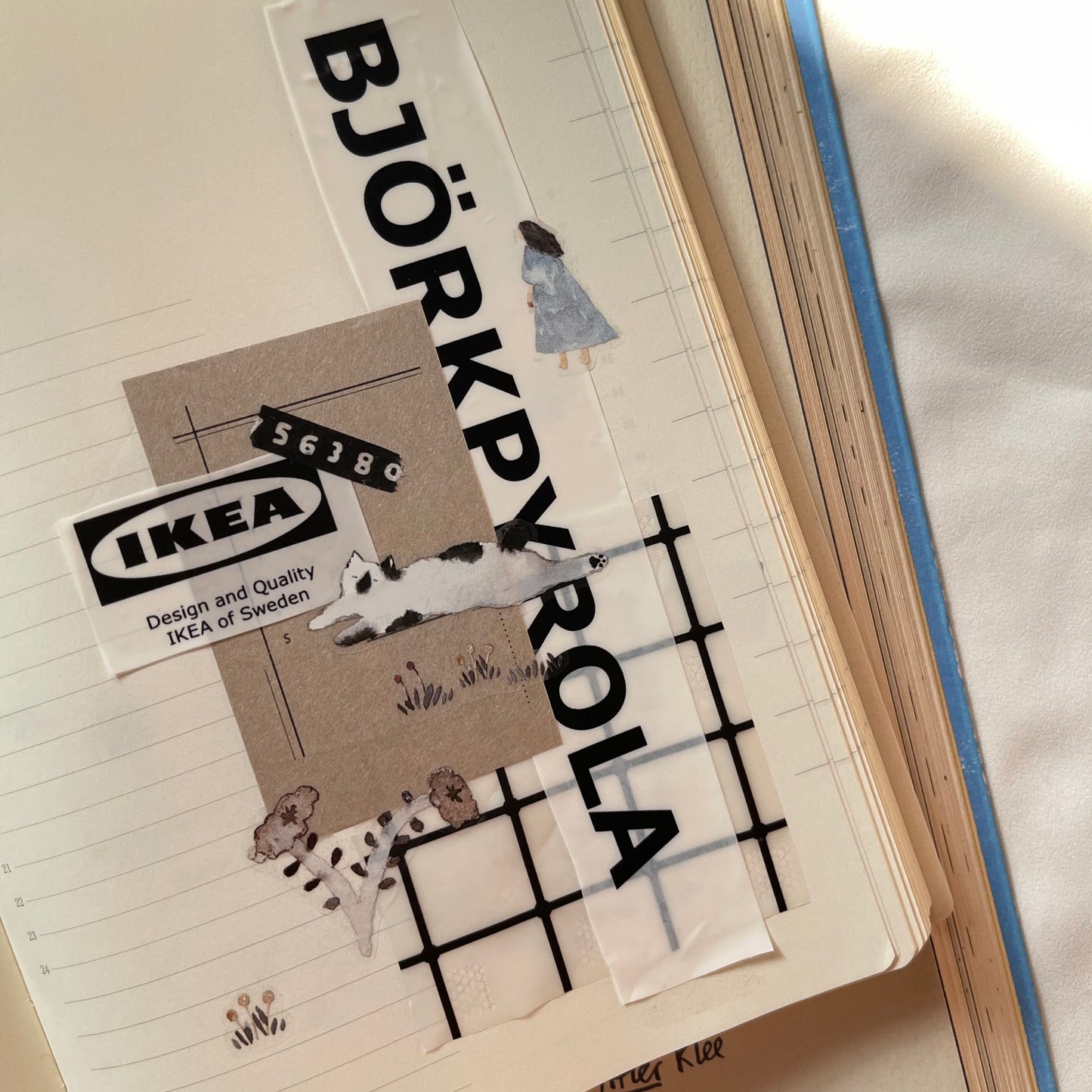 Matte PET Tape |  Cat girl (3.5cm)