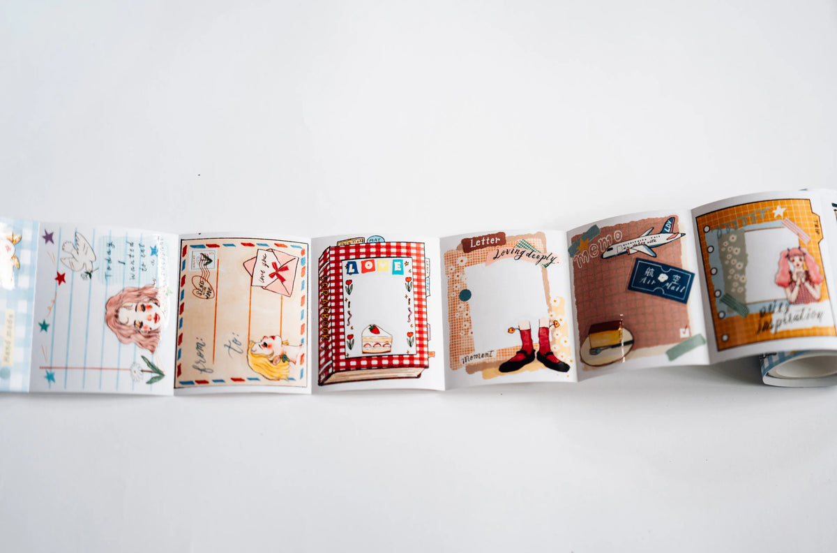 (Stocks in Transit) La Dolce Vita Memo Sticker Roll | Sweet Moments (6cm)