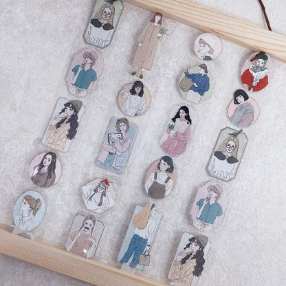 Glossy PET Tape | frame girl (4.5cm)