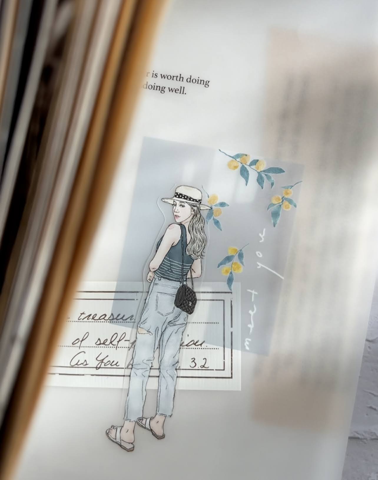 Kiss-cut PET Tape | meet you (5cm)